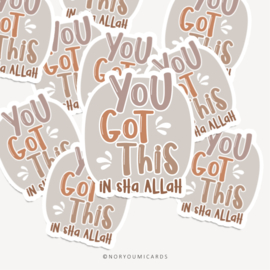 Sticker | You got this