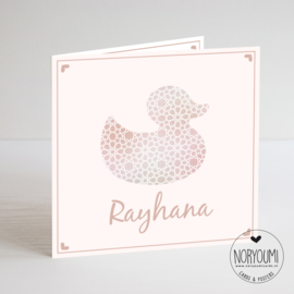 Geboortekaart | Rayhana