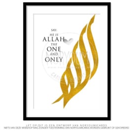 Poster | Say: He is Allah