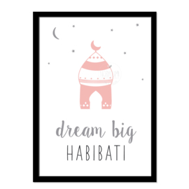 Poster | Dream big  habibati