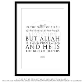 Poster | But Allah is your ...