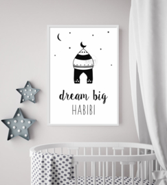 Poster | Dream big  habibi