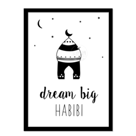 Poster | Dream big  habibi