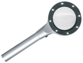 Lindner Aluminium LED Lichtloupe / loep