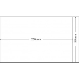 Pergamijnzakjes 145 x 230 mm