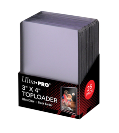 Ultra Pro Toploader 3x4 inch Black Border Sleeve