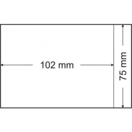 Pergamijnzakjes 75 x 102 mm