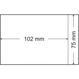 Pergamijnzakjes 75 x 102 mm