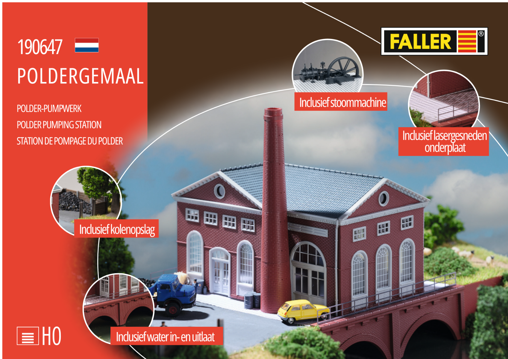 Faller  190647 - Poldergemaal (HO)