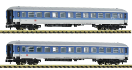Fleischmann 6260025 - DB AG, 2-delige set 2: personenrijtuigen "IR 2471" (N|DC)