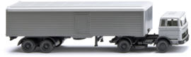Wiking 05560- Mercedes Benz 1620 bakwagen – zilvergrijs (HO)