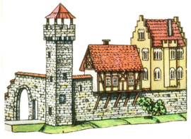 Faller 109923 - B-923 Stadsmuur (HO)