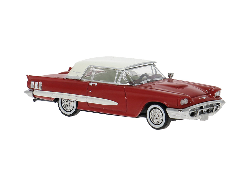Brekina 18203 - Ford Thunderbird (gesloten) rood (HO)