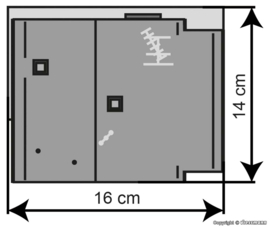 Kibri 39497 - Treinstation Litziruti met verlichting (HO)