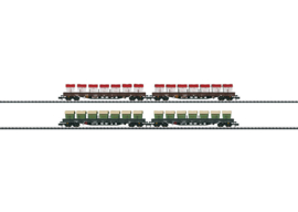 Minitrix 15071 - Set lageboordwagens AAE cargo (N)