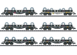 Minitrix 15080 - Laude/AAE, 6-delige set coil transport (N)