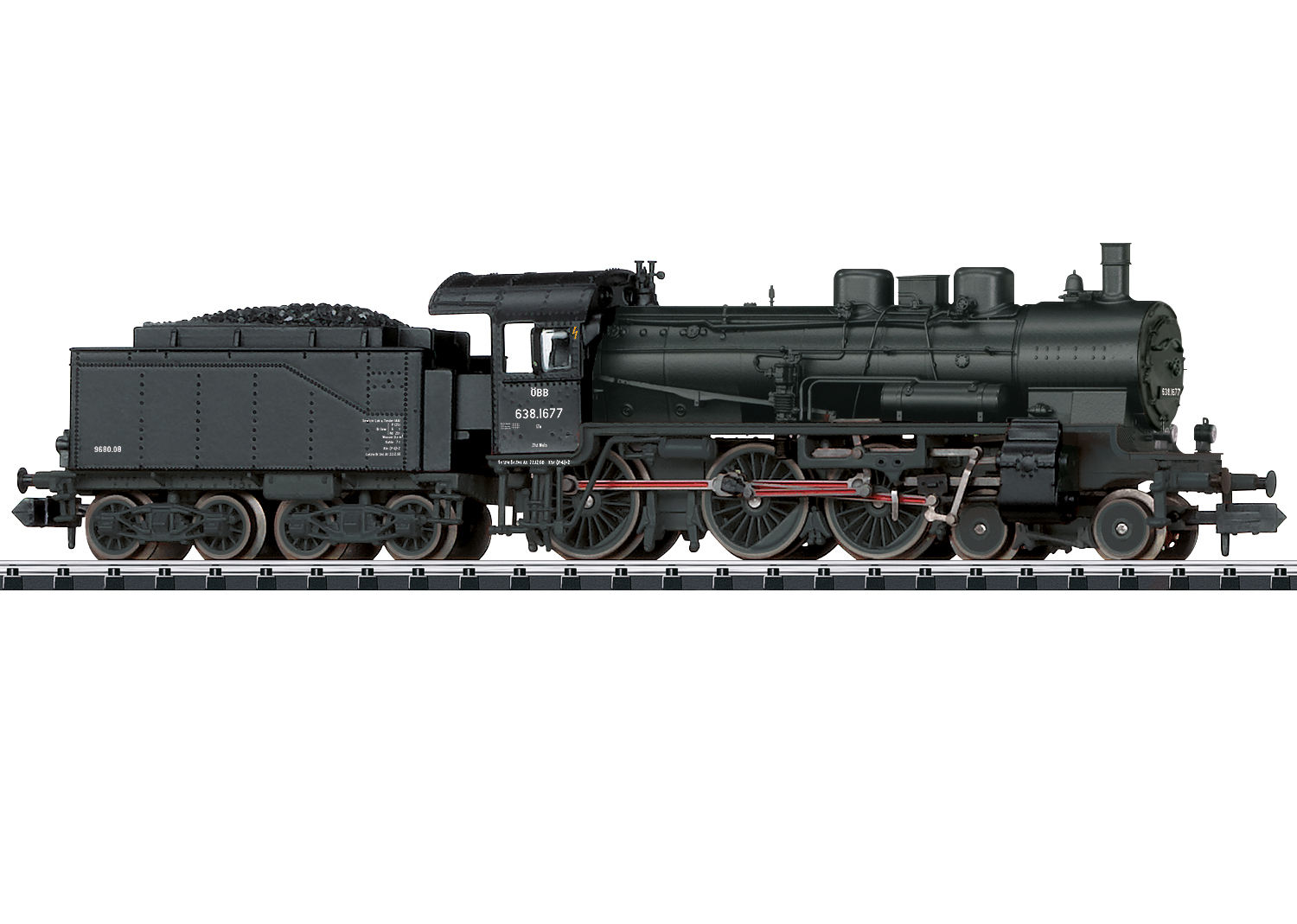 Minitrix 16387 - Stoomlocomotief klasse 638 (N|DCC sound)