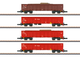 Märklin 82542 - DB AG, Set hogeboord wagons Eanos (Z)