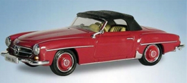 Ricko 38493 - Mercedes 190 SL (W121) rood (HO)