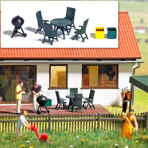 Busch 1190 - Tuinmeubelen & grill (tuinfeest) (HO)