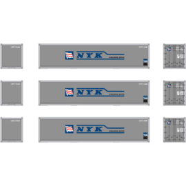 Athearn ATH12175 - Container 3 Pack 40' – NYK (HO)