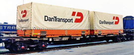 ACME 40373 - DSB, containerwagen Sgns "DanTransport" (HO|DC)