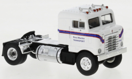 Brekina 85951 - Kenworth Bullnose, wit/donkerblauw, 1950 (HO)