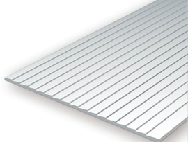 Evergreen 4031 - .030" (0.75 mm) OPAQUE WHITE POLYSTYRENE CLAPBOARD SIDING