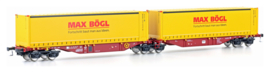 Mehano 90664 - Touax Rail,Container draagwagen Sggmrss 90 (HO)