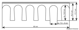 Kibri 39726 - Rosannaviaduct met ijsbrekerpijlers,gebogen, enkelsporig(HO)
