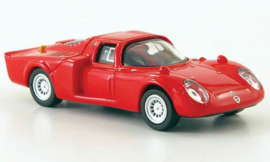 Ricko 38343 - Alfa Romeo 33.2 Daytona, rood, 1968 (HO)