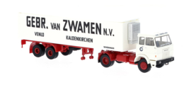 Brekina 82255 - Henschel F161 trekker/oplegger van Zwamen (HO)