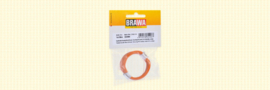 Brawa 32406 - Flexibel Decoderdraad, 0,05 mm², 10mtr, oranje