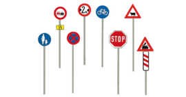 Faller 180540 - Verkeersborden (HO)