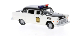 Brekina 58941 - Checker Cab, Kalamazoo Police Department, Police Car, 1974 (HO)