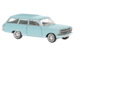 Brekina 20471 - Opel Rekord A caravan 1963, turquoise (HO)
