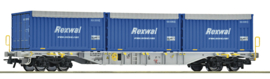 Roco 6600234 - AAE, containerwagen Sgns (HO|DC)
