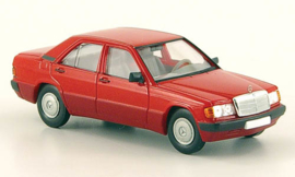 Brekina Starmada 13201 - Mercedes 190E (W201), rood, 1988 (HO)