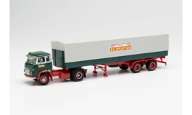 Herpa/Modelbau Schwarz 026017 - Scania LB 76 zeilenoplegger "Bilspedition" (S) (HO)