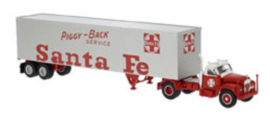 Brekina 85983 - Mack B 61 bakwagen oplegger (HO)