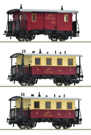 Roco 6200063 -  3-delige set: tandradtrein, Sonnblick-Bahn (HO|DC)