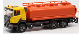 OLM Design 011 - Scania P 6x2 tankwagen, geel/oranje