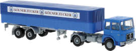 Brekina 78150 - MAN F7 trekker oplegger "Keulen Suiker" (HO)