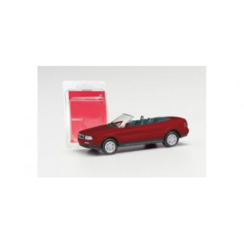 Herpa 012287.006  -  MiniKit. Audi 80 cabriolet, wijnrood (HO)