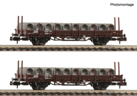 Fleischmann 6660072 - ÖBB, 2-tlg. Set: Schwenkrungenwagen (N|DC)