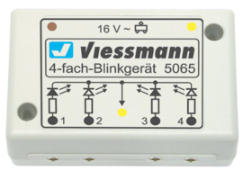 Viessmann 5065 - Spoor Neutrale Knipperelektronica voor St. Andreaskruisen