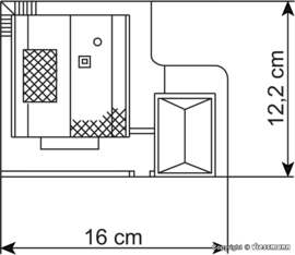 Vollmer 43718 - Woonhuis met garage (HO)
