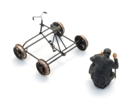 Artitec 387.608 - Fiets draisine + figuur (HO)