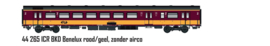 LS Models 44265 - NS, ICR BKD Benelux rood/geel, zonder airco (HO)
