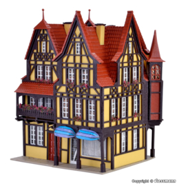 Vollmer 43841 | Bedrijfsgebouw met interieur en led-verlichting (HO)